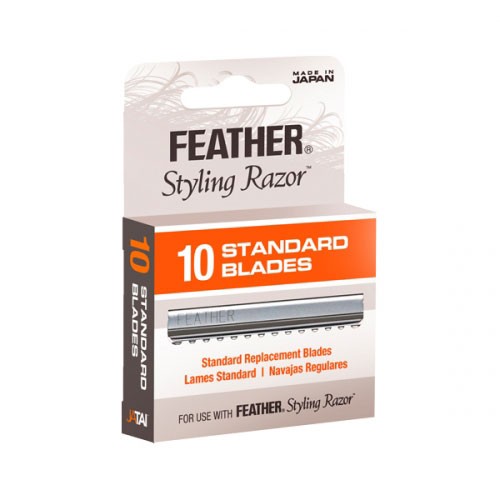Feather Standard Guarded Razor Blades (10-Pack)
